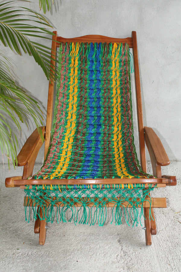 Silla Mecedora Hamaca Yucateca Plegable Artesanal