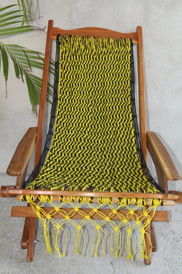 Silla Mecedora Yucateca Plegable Madera tzalam Multicolor