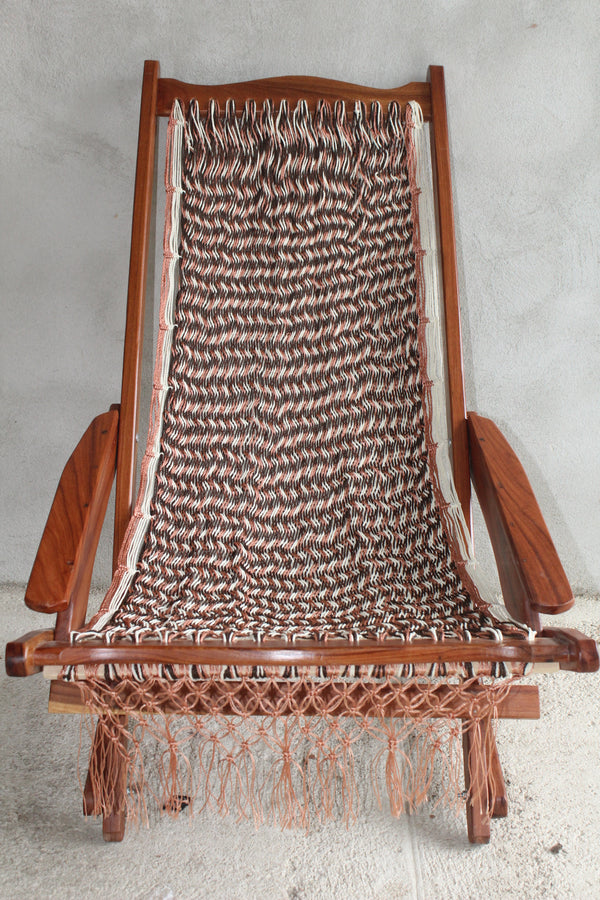 Silla Mecedora Yucateca Plegable Madera tzalam Multicolor