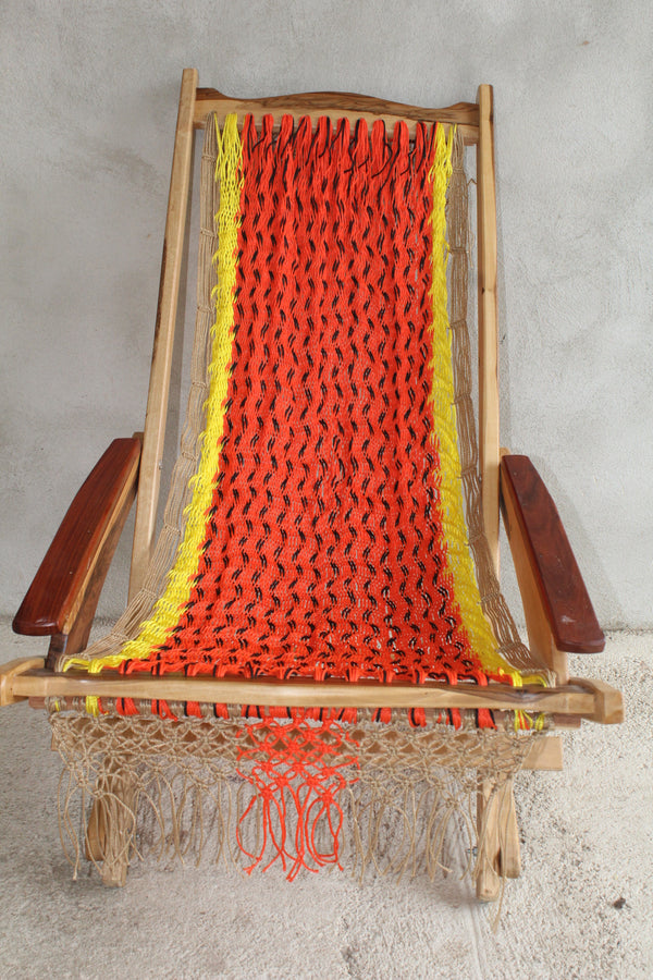 Silla Mecedora Yucateca Plegable Madera tzalam Modelo Papaya